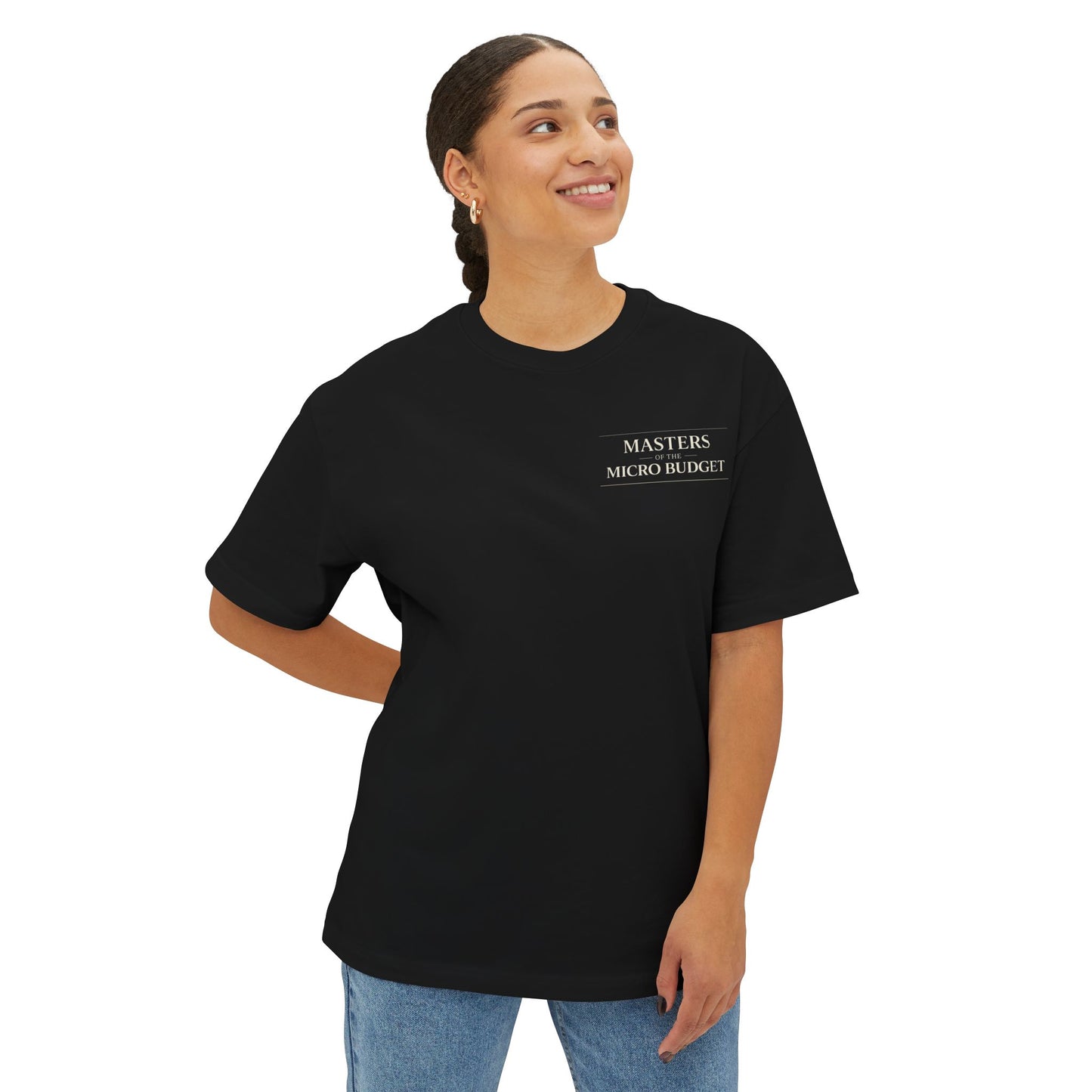 Masters of the Micro Budget - Unisex Oversized Boxy Tee