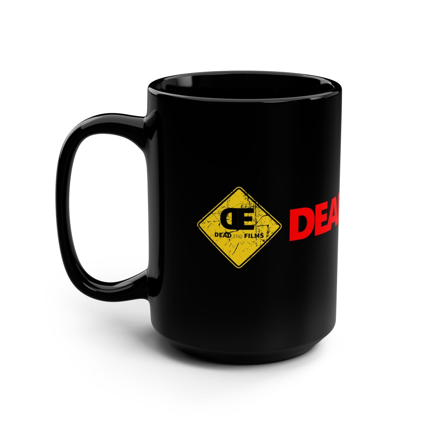 Mug - Dead End Films Text Logo 15oz Black Mug