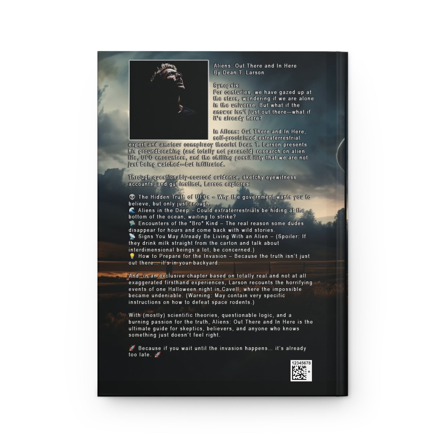 Hardcover Journal Matte - Dean's "Out There and In Here" Notebook