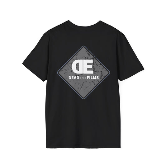 Unisex T-Shirt with Dead End Films Company Logo Front and Back