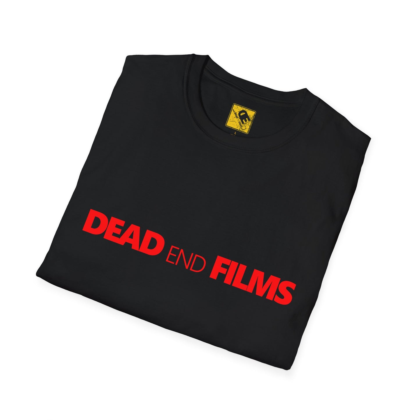 Unisex T-Shirt with Dead End Films Company Logo Front and Back